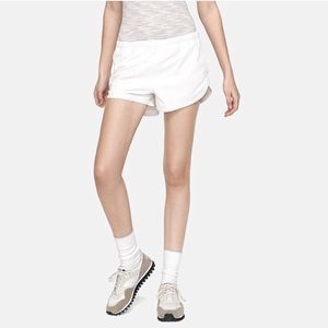 OV Bone stretch crepe track shorts S